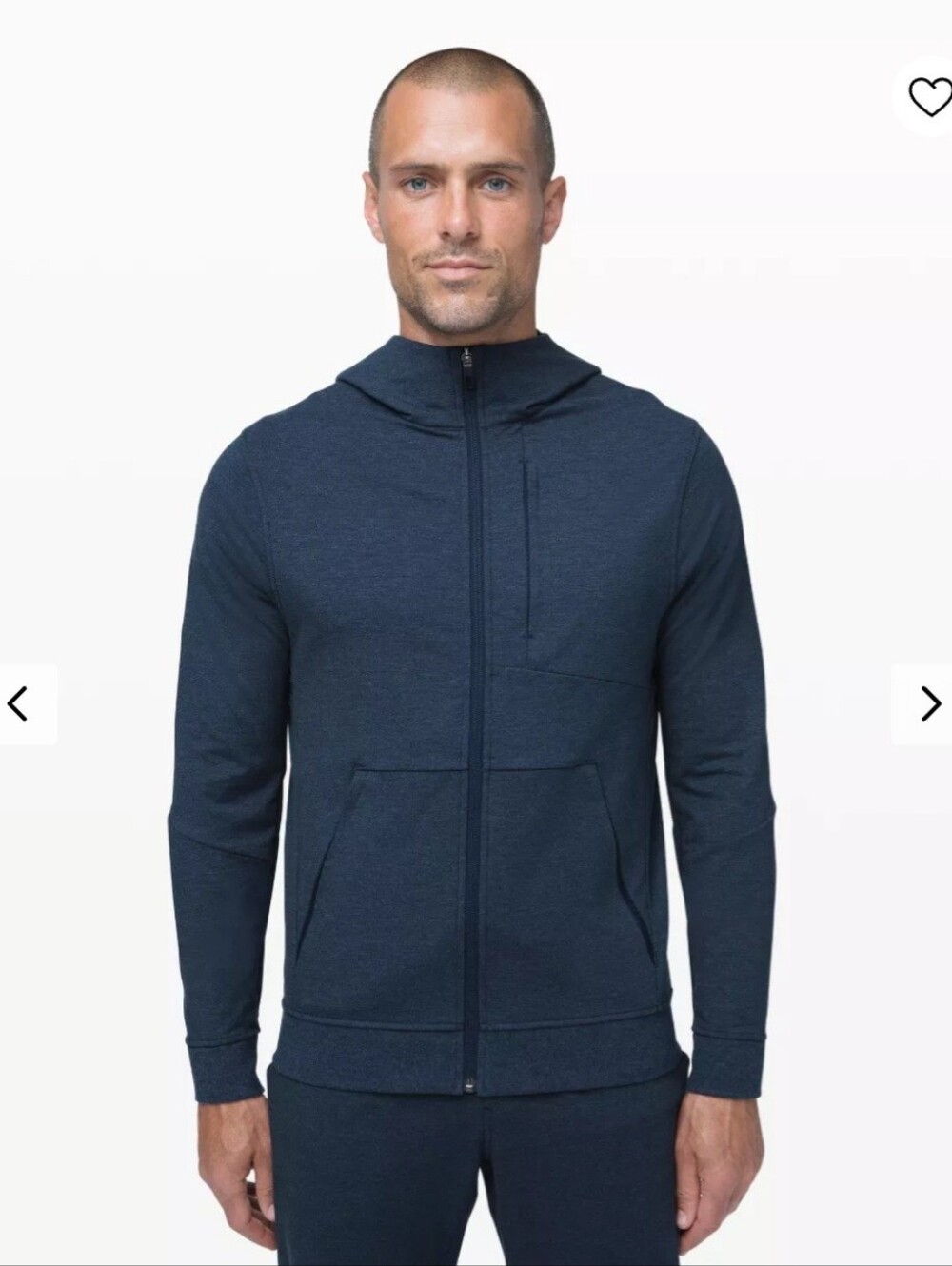 Lululemon mens Sz L city Sweat Hoodie LM4680S Blue
